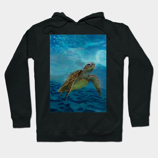 Sea Turtle Hoodie by teenamarie23art